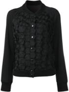 Zac Zac Posen 'britt' Bomber Jacket, Women's, Size: Xl, Black, Polyester