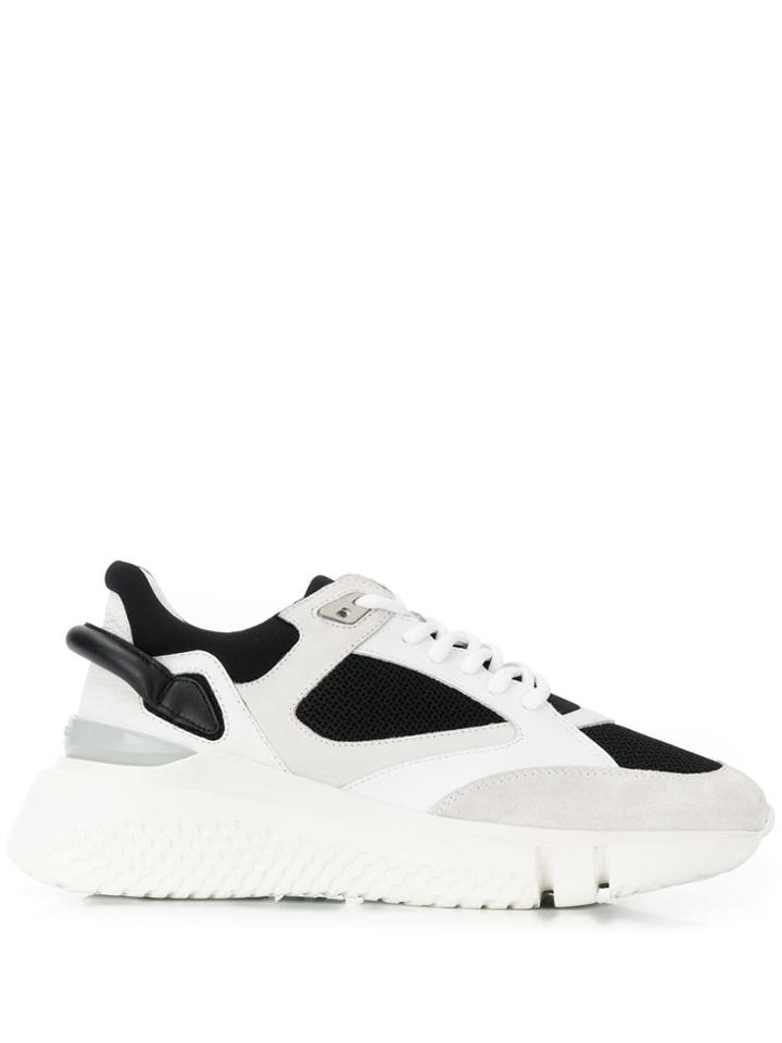 Buscemi Platform Low Top Trainers - White