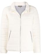 N.peal Cashmere Cable Pattern Jacket - White