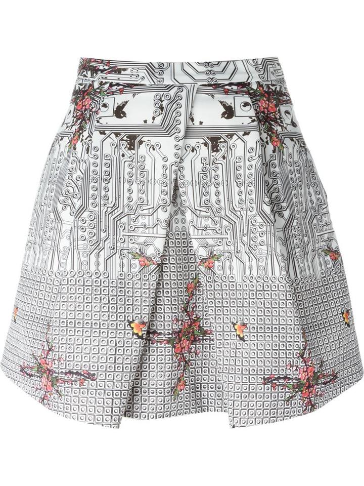 Piccione. Piccione Floral Print Skirt