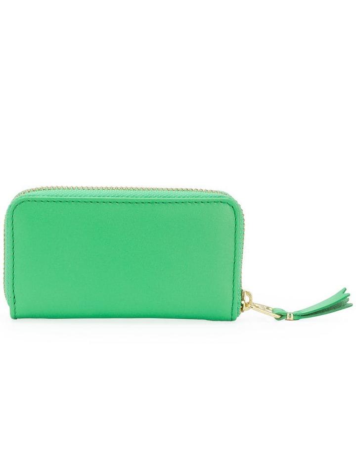Comme Des Garçons Wallet Zipped Coin Pouch - Green