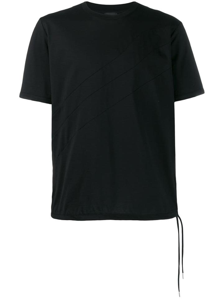 Diesel Drawstring Hem T-shirt - Black