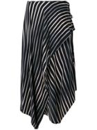 Dvf Diane Von Furstenberg Draped Asymmetric Skirt - Multicolour