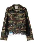 Maison Mihara Yasuhiro Camo Denim Jacket - Brown