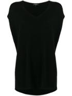 Theory Cashmere Knitted Top - Black