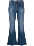 Pt05 Cher Cropped Flares - Blue