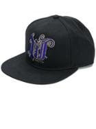 Versace Jeans Logo Embroidered Cap - Black
