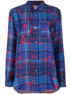 Tommy Hilfiger Tommy X Gigi Tartan Star Shirt - Blue