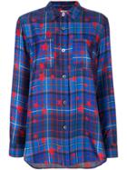 Tommy Hilfiger Tommy X Gigi Tartan Star Shirt - Blue