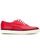 Hermès Vintage Colour Block Low-top Sneakers - Red