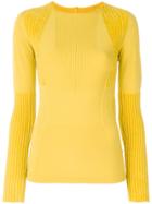 Antonio Marras Fitted Knitted Top - Yellow & Orange