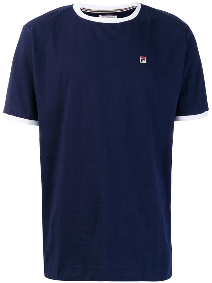 Fila Embroidered Logo T-shirt - Blue