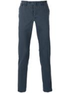 Pt01 - Slim-fit Chino Trousers - Men - Cotton/spandex/elastane - 48, Blue, Cotton/spandex/elastane