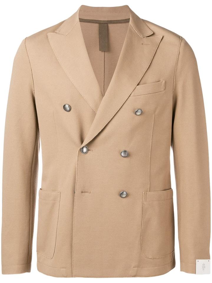Eleventy Classic Double-breasted Blazer - Brown