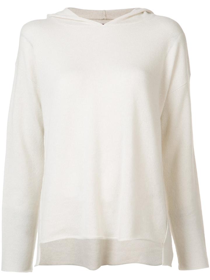 Nili Lotan - Cashmere Hoodie - Women - Cashmere - S, Women's, White, Cashmere