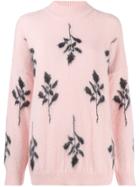 Brognano Contrast Knit Jumper - Pink