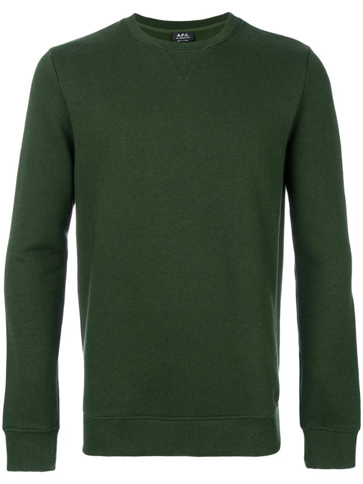 A.p.c. Classic Jumper - Green