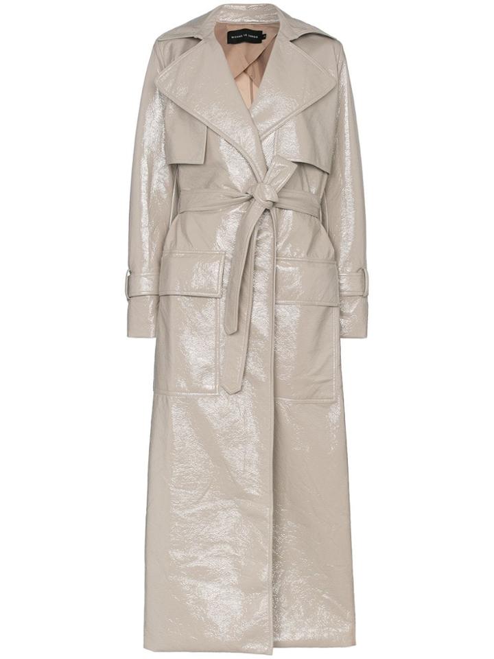 Michael Lo Sordo La Patent Trench Coat - Unavailable