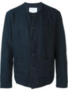 Société Anonyme Crew Neck Jacket, Men's, Size: L, Blue, Linen/flax