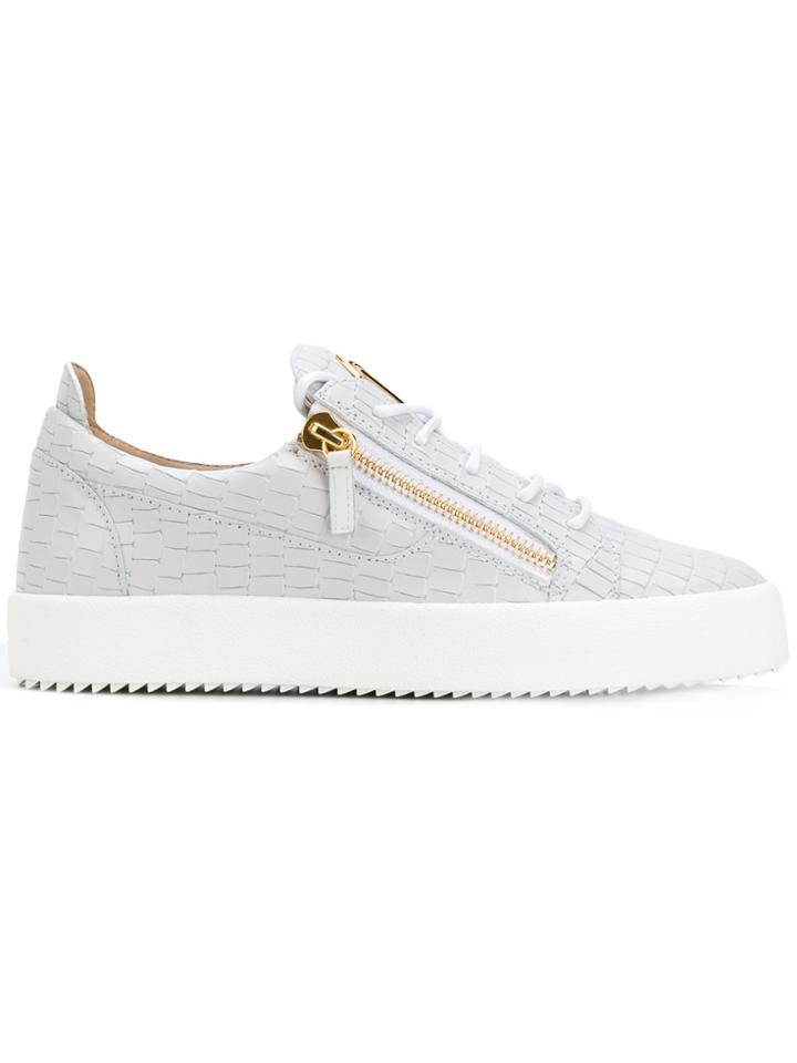 Giuseppe Zanotti Design Frankie Low Top Sneakers - Grey