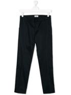 Paolo Pecora Kids Tailored Fitted Trousers - Blue