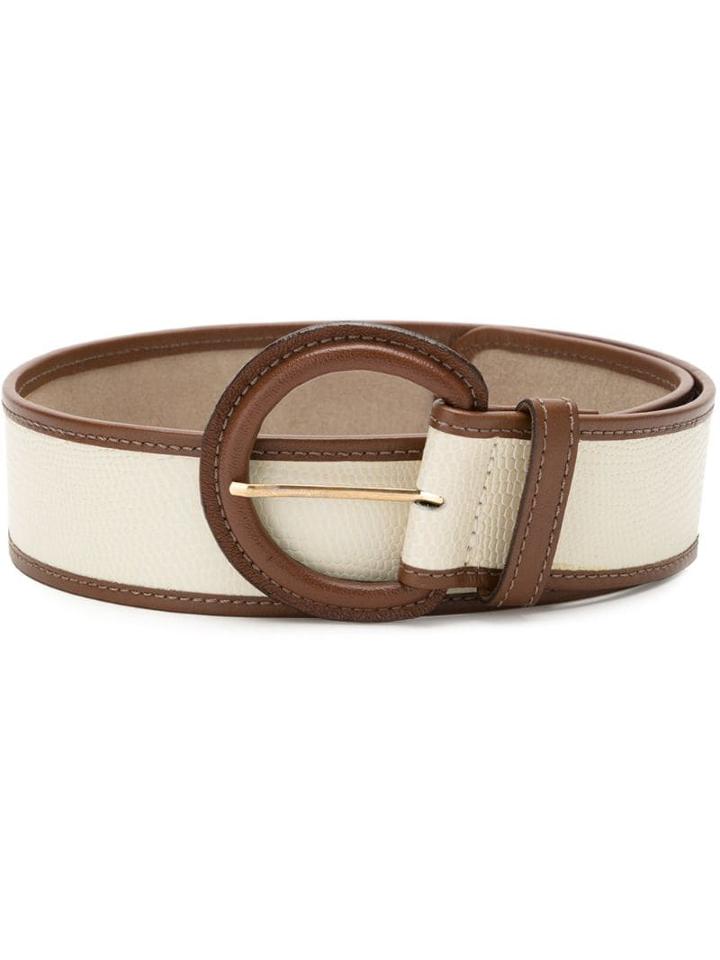 Framed Leather Dallas Belt - Neutrals