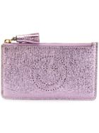 Anya Hindmarch Smiley Purse - Pink & Purple