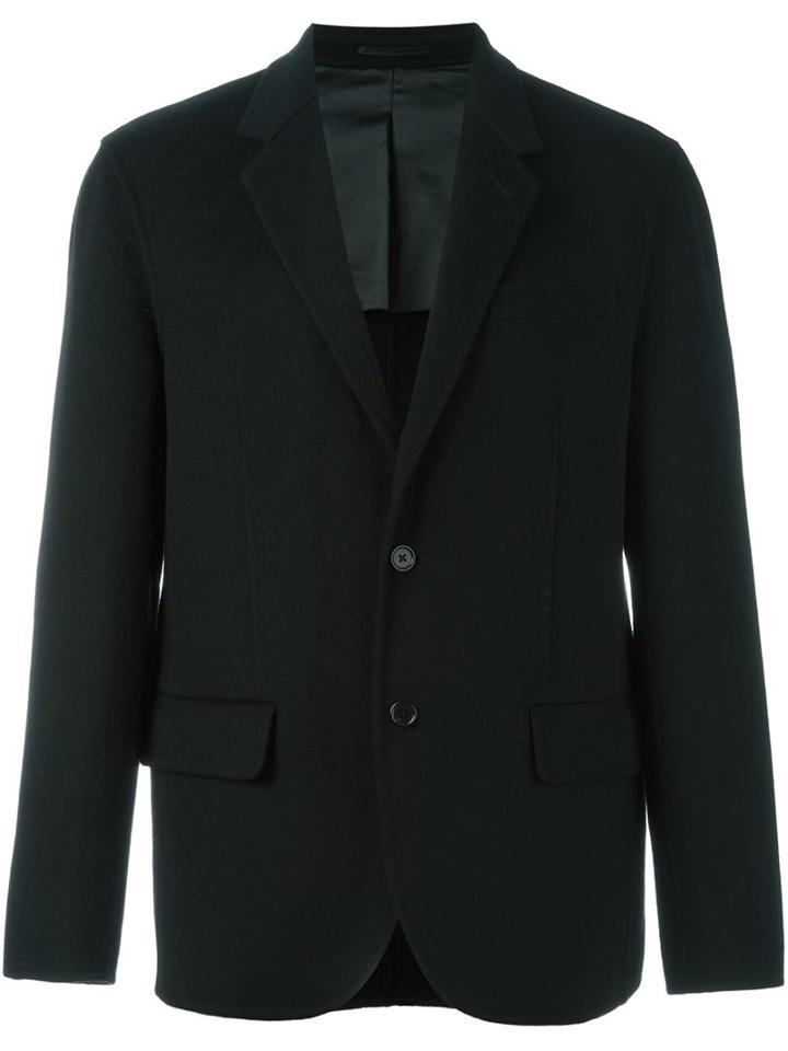 Joseph Two Button Blazer, Men's, Size: 54, Black, Polyester/viscose/cashmere/wool