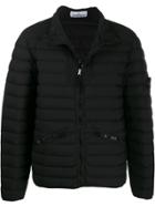 Stone Island Logo Patch Puffer Jacket - Black