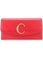 Chloé Chloé C Wallet - Red