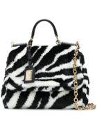 Dolce & Gabbana Small Sicily Tote Bag - Black