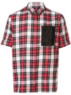 Neil Barrett Zipped Chest Pocket Shirt - Red