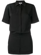 P.a.r.o.s.h. Short-sleeve Playsuit - Black