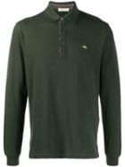 Etro Long Sleeved Polo Shirt - Green