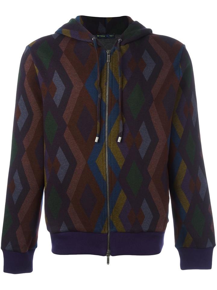 Etro Geometric Print Hoodie