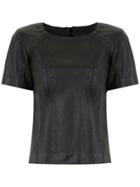 Clé 'eliot' Leather Top - Black