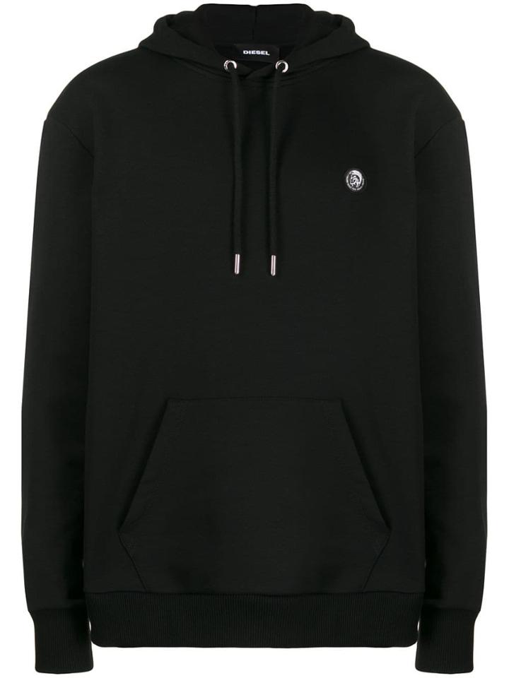 Diesel Mohawk Logo Hoodie - Black