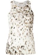 Roberto Cavalli Snow Leopard Print Vest - Multicolour
