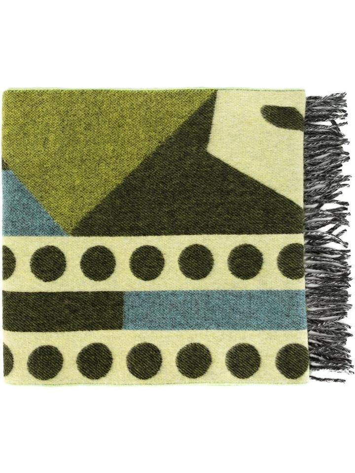 Henrik Vibskov 'family' Scarf, Adult Unisex, Green, Polyamide/virgin Wool