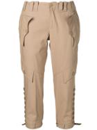 Jean Paul Gaultier Pre-owned Cropped Trousers - Neutrals