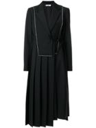 Jil Sander Asymmetric Coat - Black