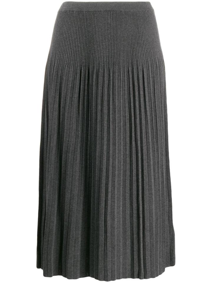 Michael Michael Kors Pleated Skirt - Grey