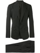 Dolce & Gabbana Peaked Lapel Suit - Black