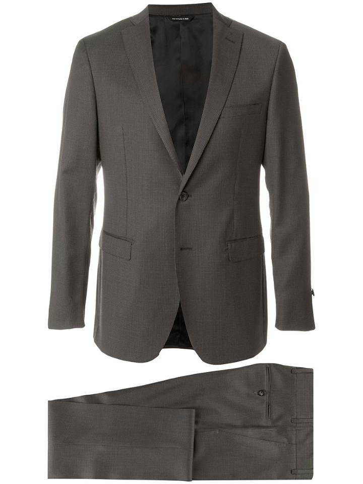 Tonello Formal Fitted Suit - Brown