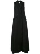 Maison Rabih Kayrouz - Flared Dress - Women - Silk - 40, Black, Silk