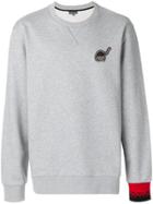 Lanvin Dino Patch Sweatshirt - Grey