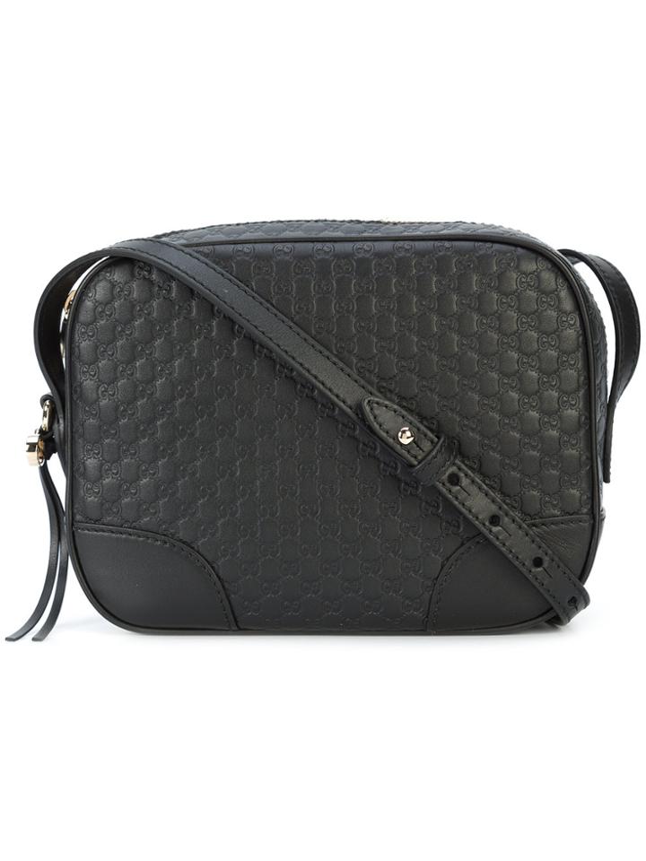 Gucci Vintage Micro Guccissima Bree Bag - Black