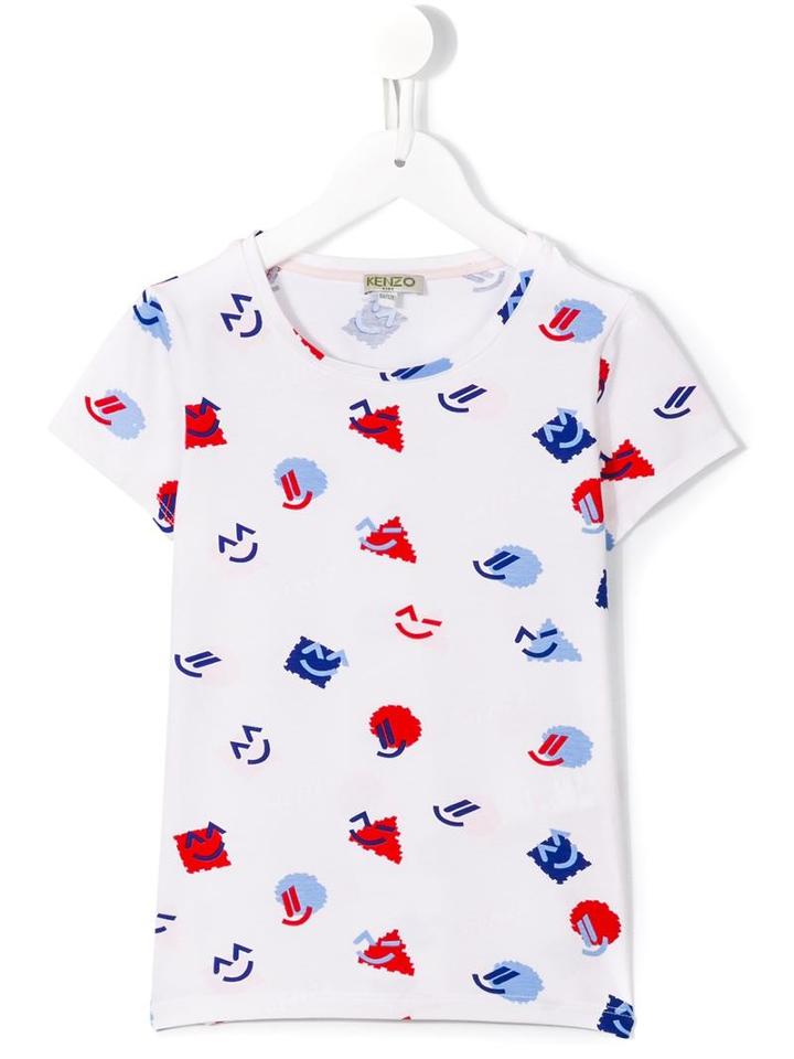 Kenzo Kids Smile T-shirt, Girl's, Size: 8 Yrs, Pink/purple