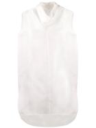 The Row Structured Cowl-neck Blouse - Neutrals