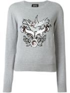 Markus Lupfer Grace Sweater, Women's, Size: L, Grey, Cotton